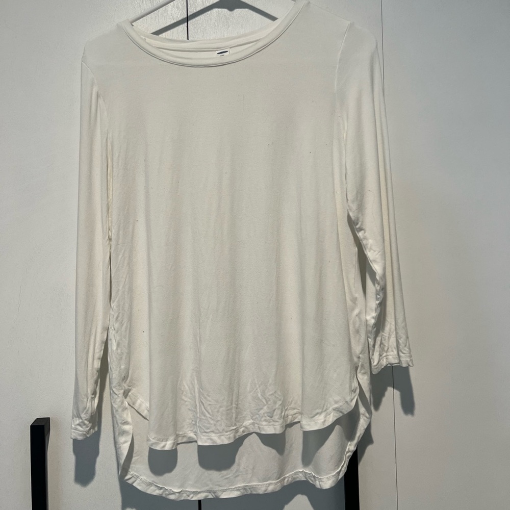 Old Navy white long sleeve